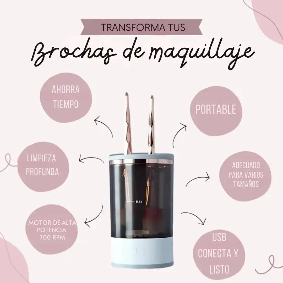 Glow Brush™️- Brochas limpias en segundos✨
