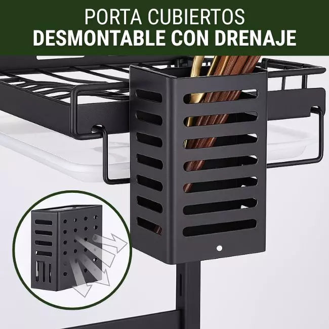 SpaceRack 3X – Orden vertical y cocina inteligente sin ocupar lugar.
